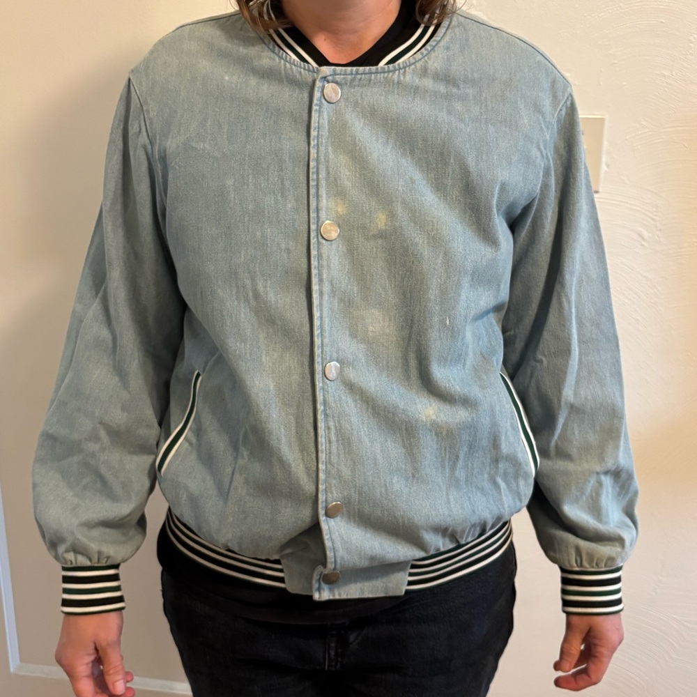 Vintage Denim Bomber